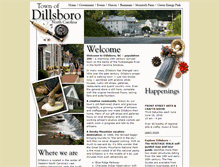 Tablet Screenshot of dillsboronc.info